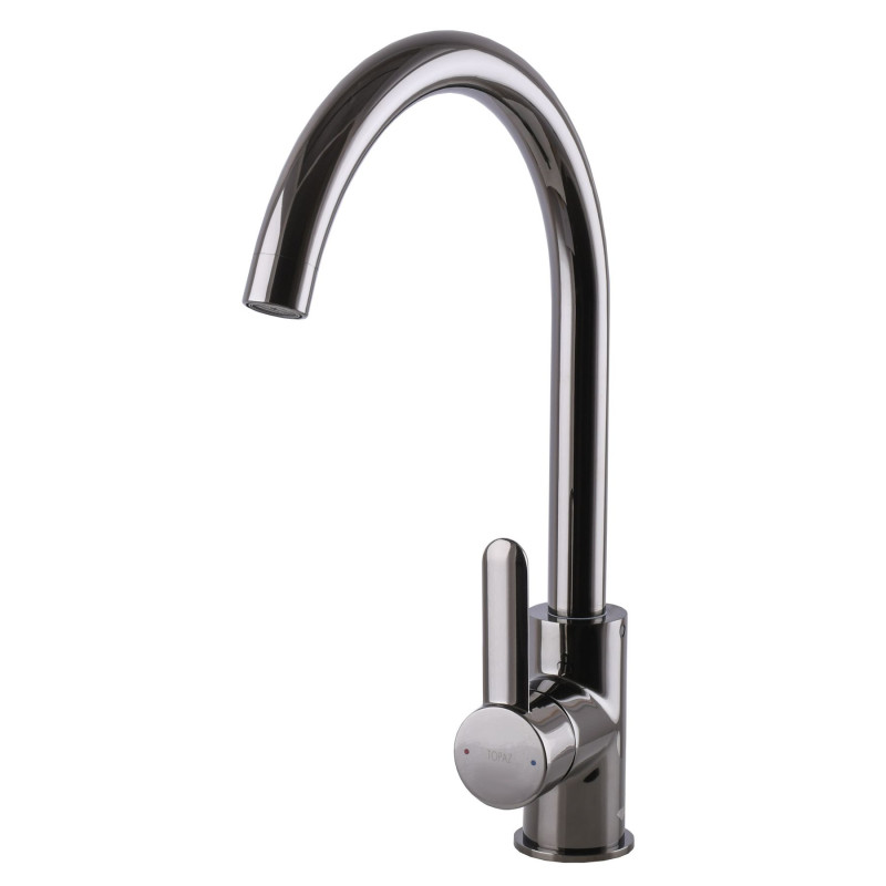 Змішувач для кухні TOPAZ CORSICA TC 8809-H48-GB-D35,PVD,  45см, титан 