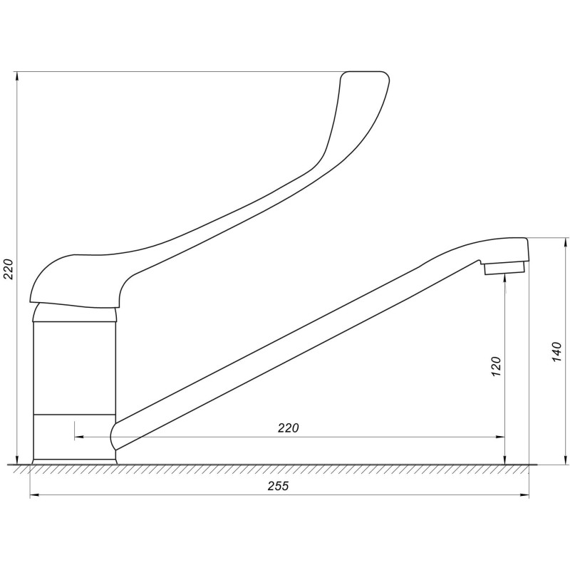 Змішувач для кухні TOPAZ CLINIC TCL-15033 