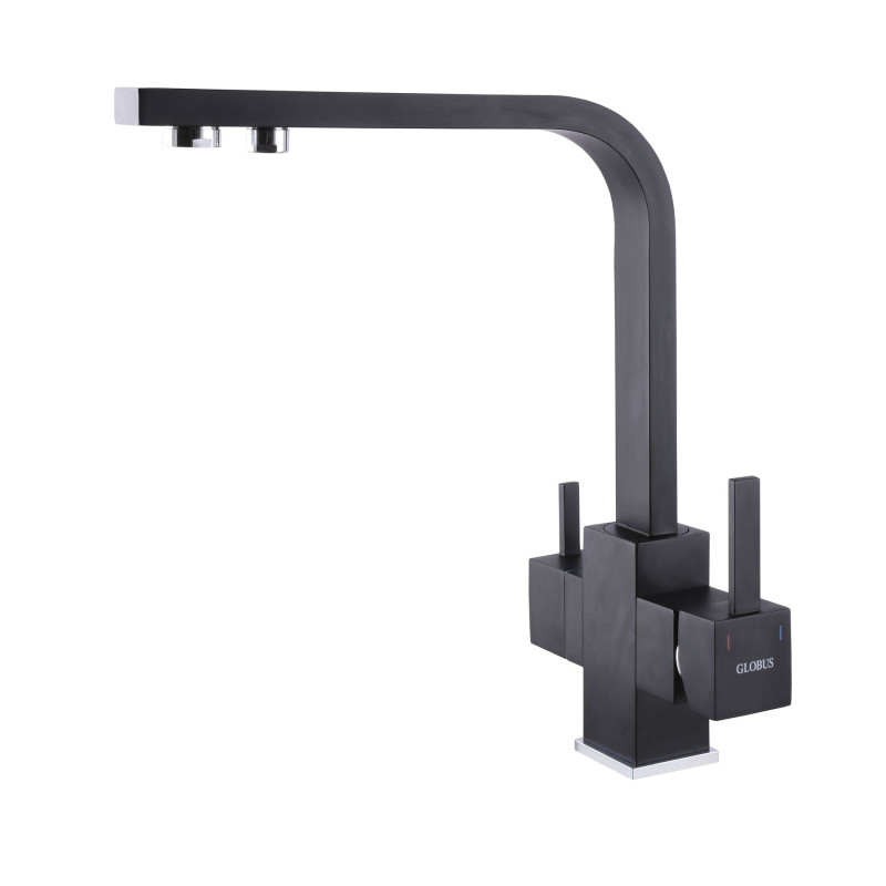 Смеситель для кухни под осмос Globus Lux LAZER GLLR-0111-10-BB
