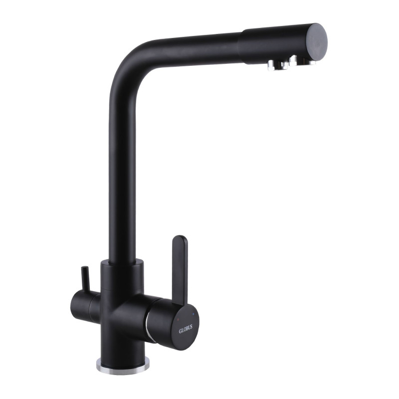 Смеситель для кухни Globus Lux LAZER GLLR-0444-10-BB под осмос