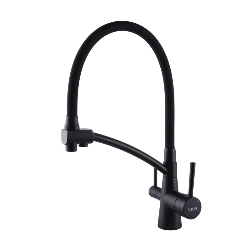 Смеситель для кухни Globus Lux LAZER GLLR-0700-10-BB под осмос