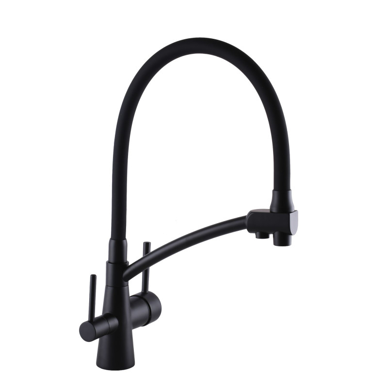 Смеситель для кухни Globus Lux LAZER GLLR-0700-10-BB под осмос