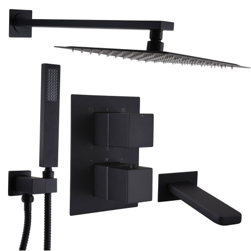 Душевая система TOPAZ ODISS TO 08117-L03-BL-TT встроена