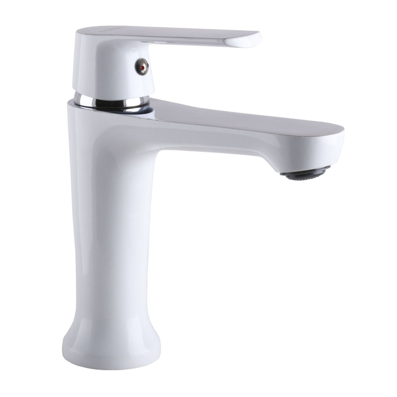  Смеситель для умывальника Globus Lux Laguna GLA-0401-7-WHITE