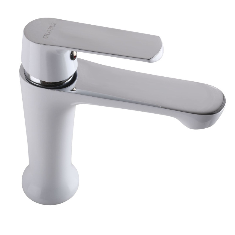  Смеситель для умывальника Globus Lux Laguna GLA-0401-7-WHITE