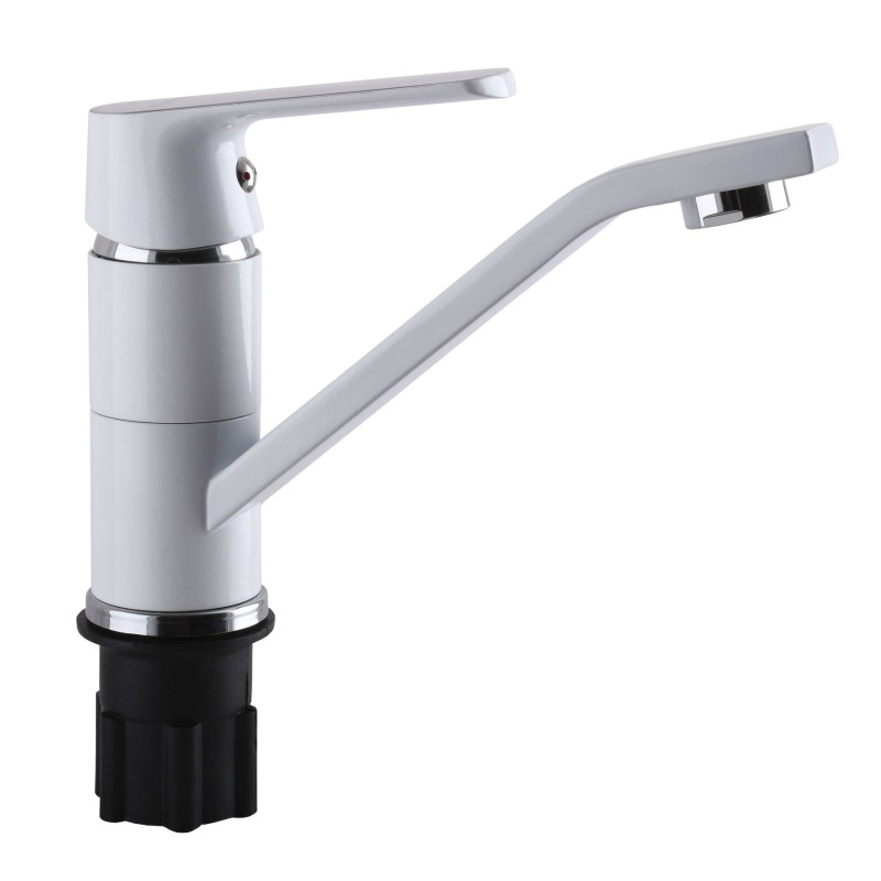 Смеситель для умывальника Globus Lux Laguna GLA-0203MQ-7-WHITE 