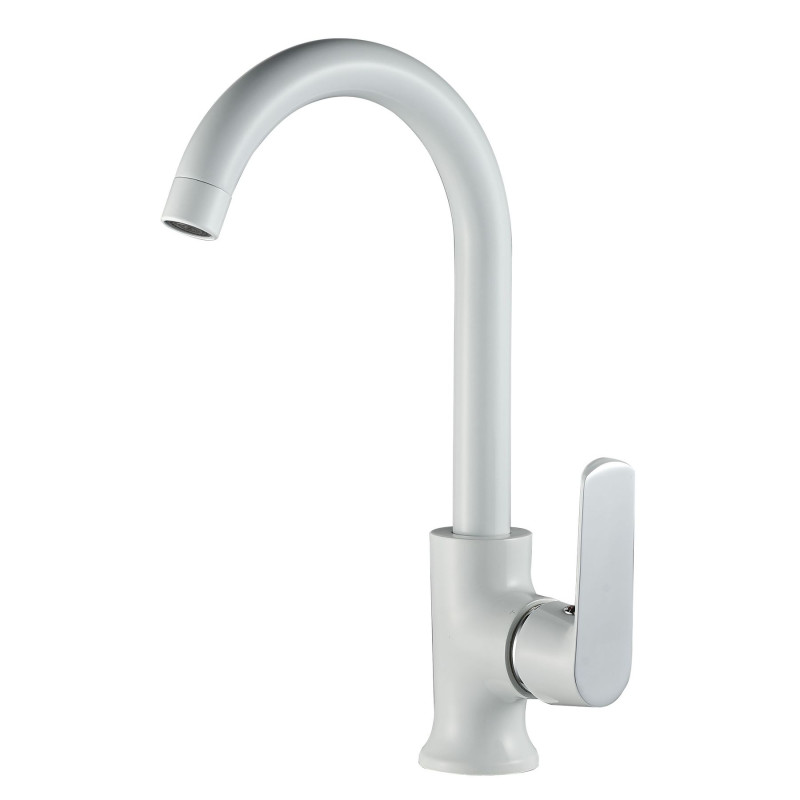 Змішувач для кухні Globus Lux Laguna GLA-0203SL-7-WHITE 