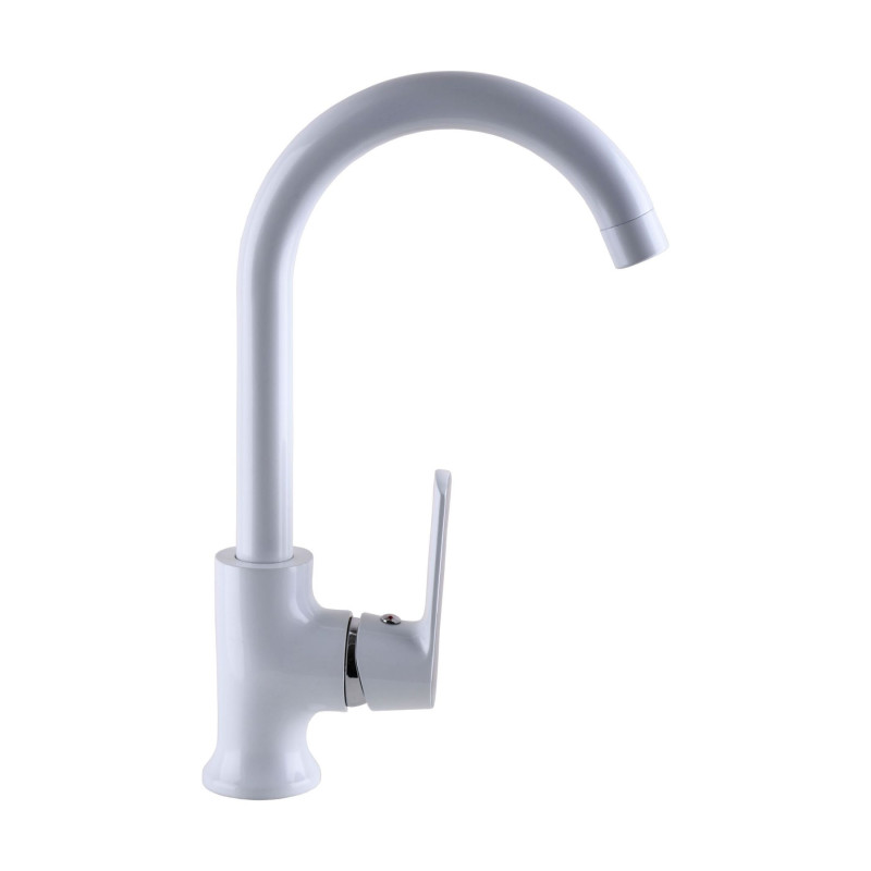 Змішувач для кухні Globus Lux Laguna GLA-0203SL-7-WHITE 