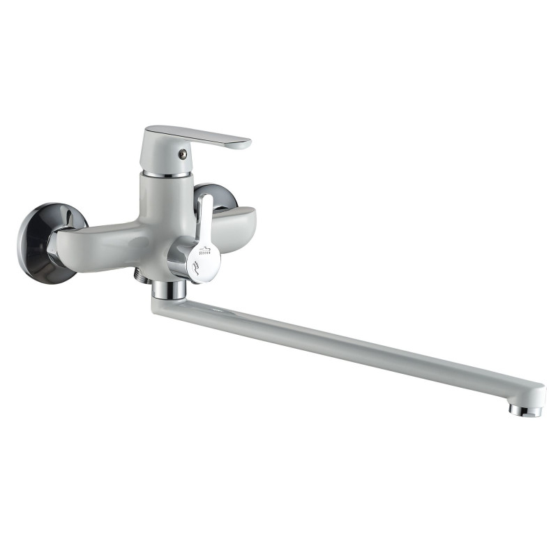 Змішувач для ванної Globus Lux Laguna GLA-0208-7-WHITE EURO 