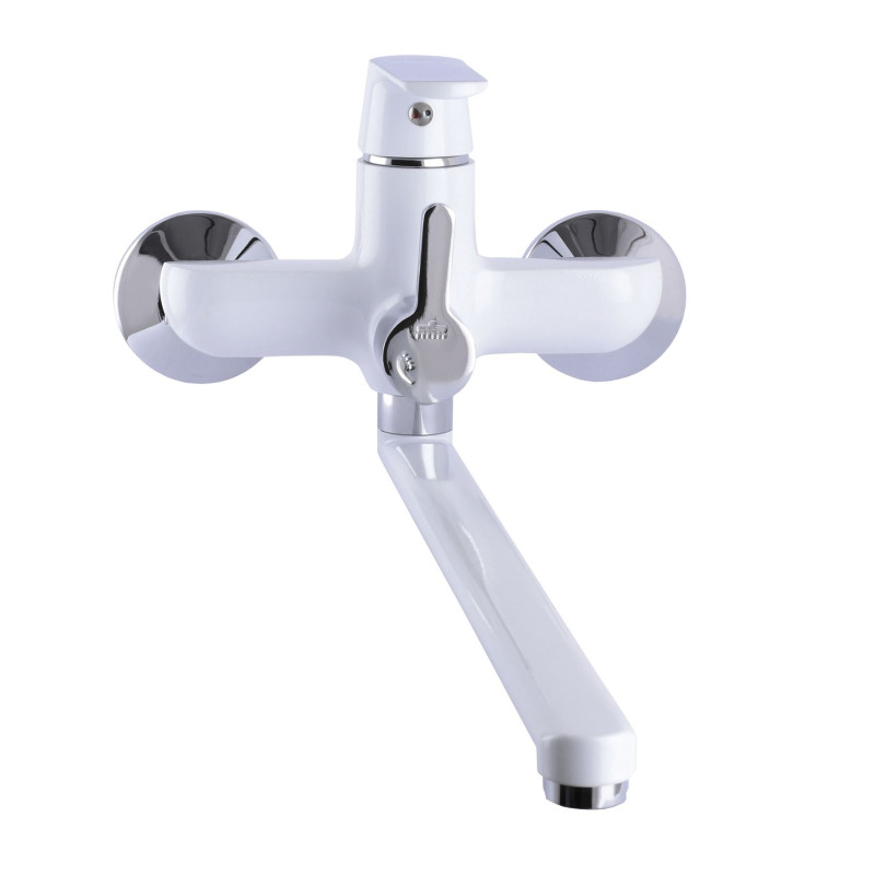 Змішувач для ванної Globus Lux Laguna GLA-0208-7-WHITE EURO 