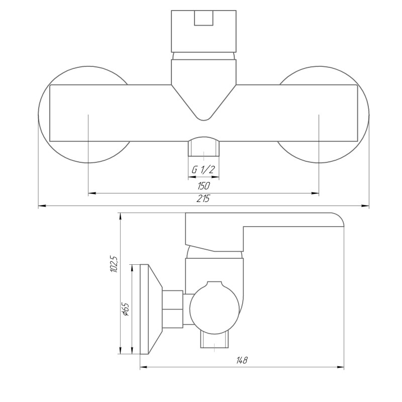 Смеситель для душа DOMINO PRESTIGE DPS-105
