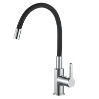 Змішувач для кухні DOMINO PRESTIGE DPS-203SLR-Black 