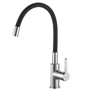 Змішувач для кухні DOMINO PRESTIGE DPS-203SLR-Black 