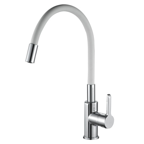 Змішувач для кухні DOMINO PRESTIGE DPS-203SLR-WHITE Змішувач для кухні DOMINO PRESTIGE DPS-203SLR-WHITE