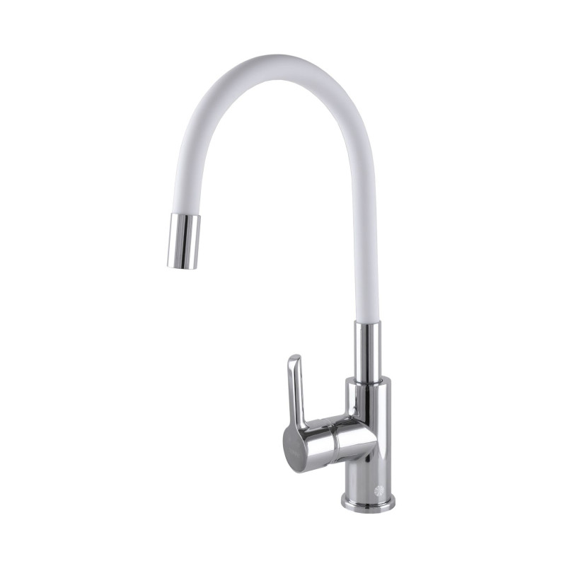 Змішувач для кухні DOMINO PRESTIGE DPS-203SLR-WHITE 