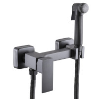 Змішувач гігієнічний Globus Lux Niagara GLN-5-106MIX-Graphite 