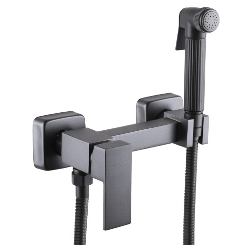 Смеситель гигиенический Globus Lux Niagara GLN-5-106MIX-Graphite 