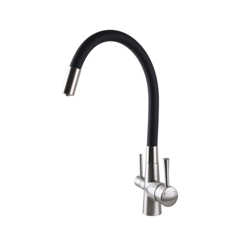 Смеситель для кухни Globus Lux LAZER GLLR-0903-8-STSTEEL под осмос