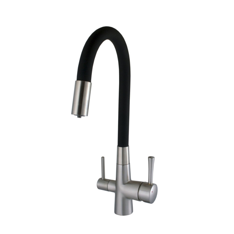 Смеситель для кухни Globus Lux LAZER GLLR-0903-8-STSTEEL под осмос