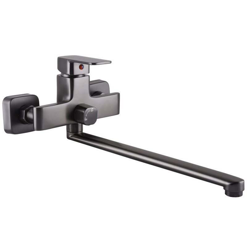 Змішувач для ванної Globus Lux Milano GLM-0208N-11-Graphite-EURO