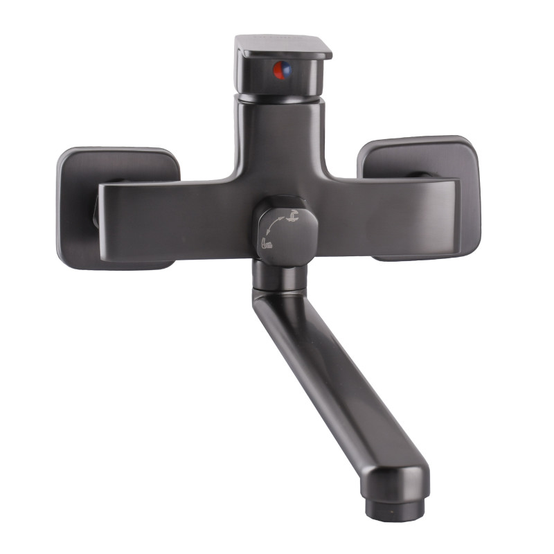 Змішувач для ванної Globus Lux Milano GLM-0208N-11-Graphite-EURO