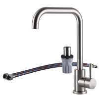 Змішувач для кухні EcoMIX ALPEN AISI-203L 