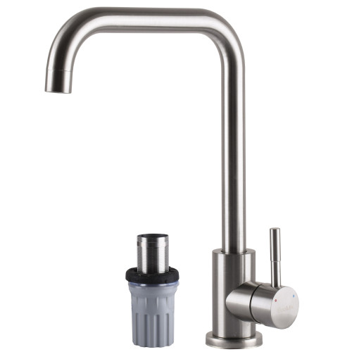 Змішувач для кухні EcoMIX ALPEN AISI-203L-WH 