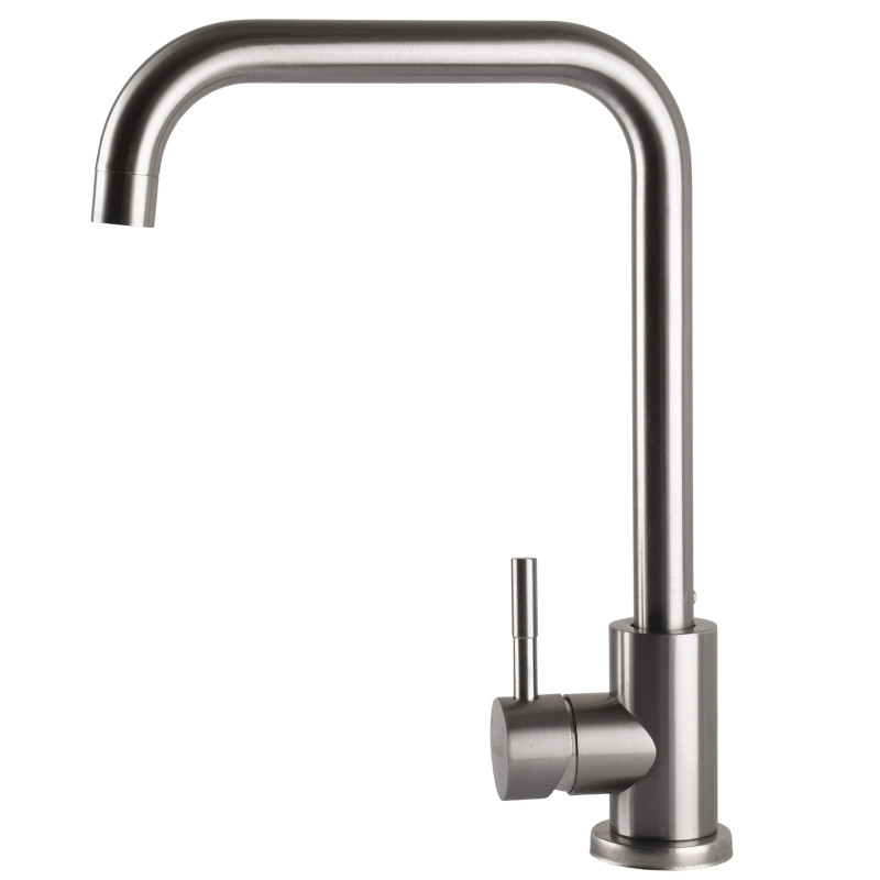 Змішувач для кухні EcoMIX ALPEN AISI-203L-WH 