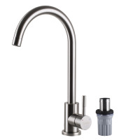 Змішувач для кухні EcoMIX ALPEN AISI-203S-WH 