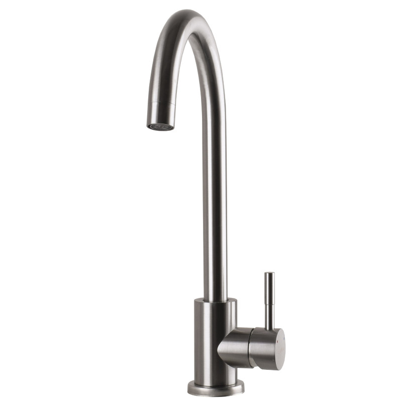 Смеситель для кухни EcoMIX ALPEN AISI-203S-WH