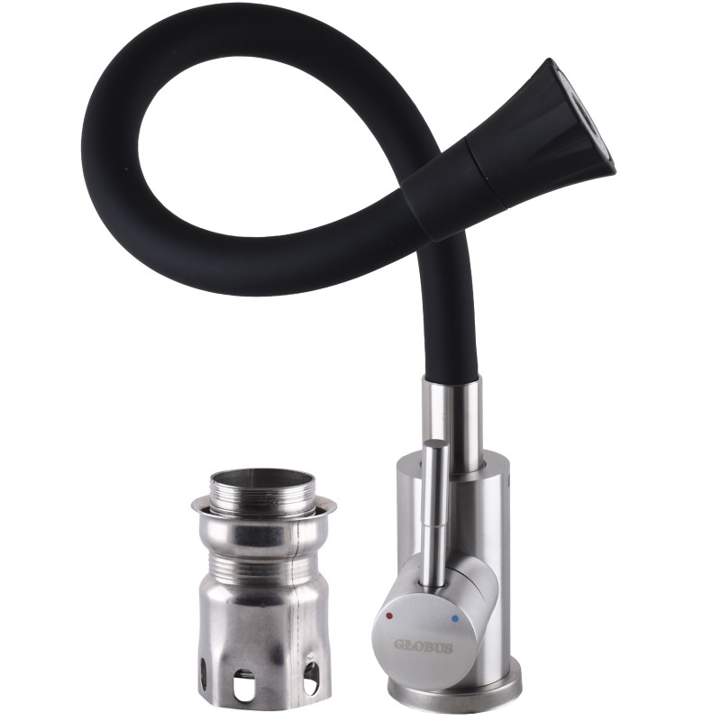 Змішувач для кухні Globus Lux Alpen SBT1-203SA-B01 