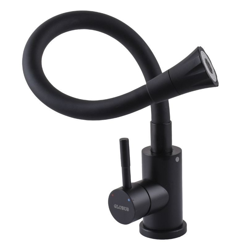 Змішувач для кухні Globus Lux ALPEN SBT1-203SA-BB-B01 