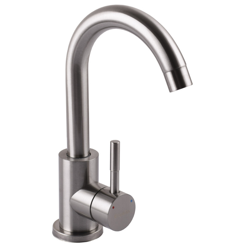 Смеситель для кухни EcoMIX AISI-101S-WH 