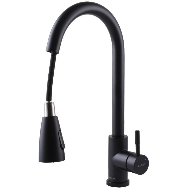 Змішувач для кухні Globus Lux ALPEN SBT1-2031-BB 