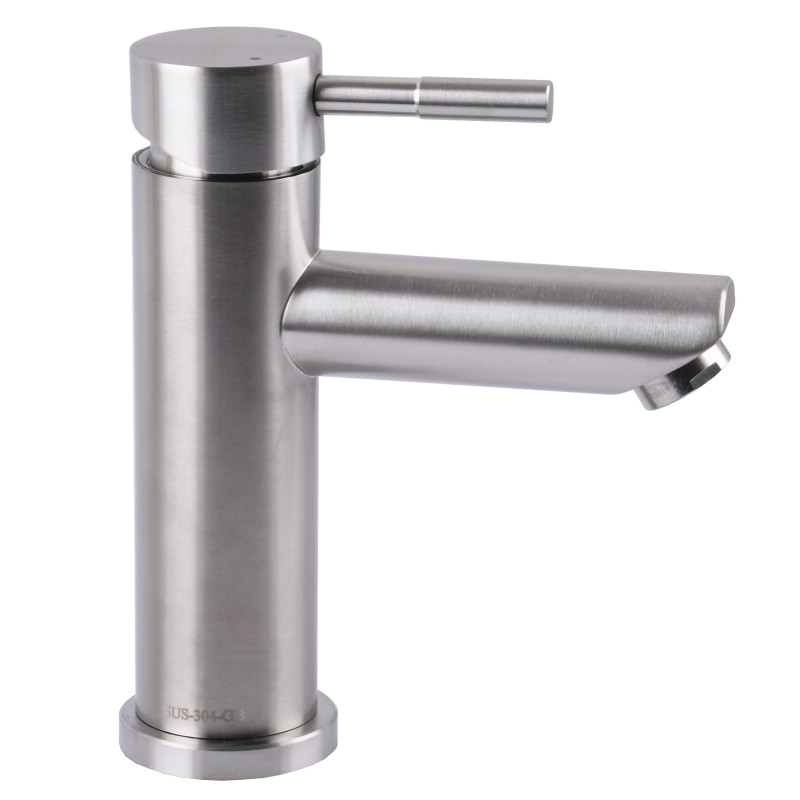 Змішувач для умивальника EcoMIX AISI-101-WH 