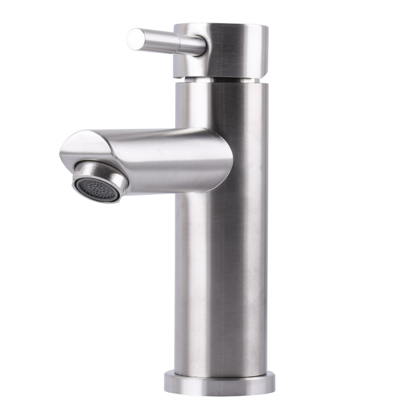 Змішувач для умивальника EcoMIX AISI-101-WH 