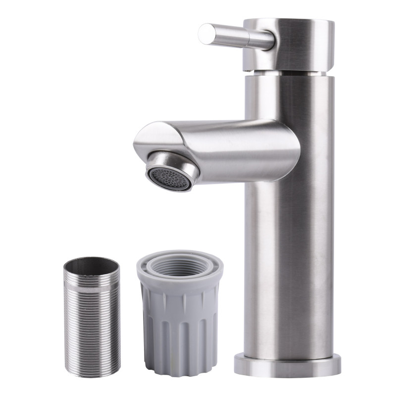 Змішувач для умивальника EcoMIX AISI-101-WH 