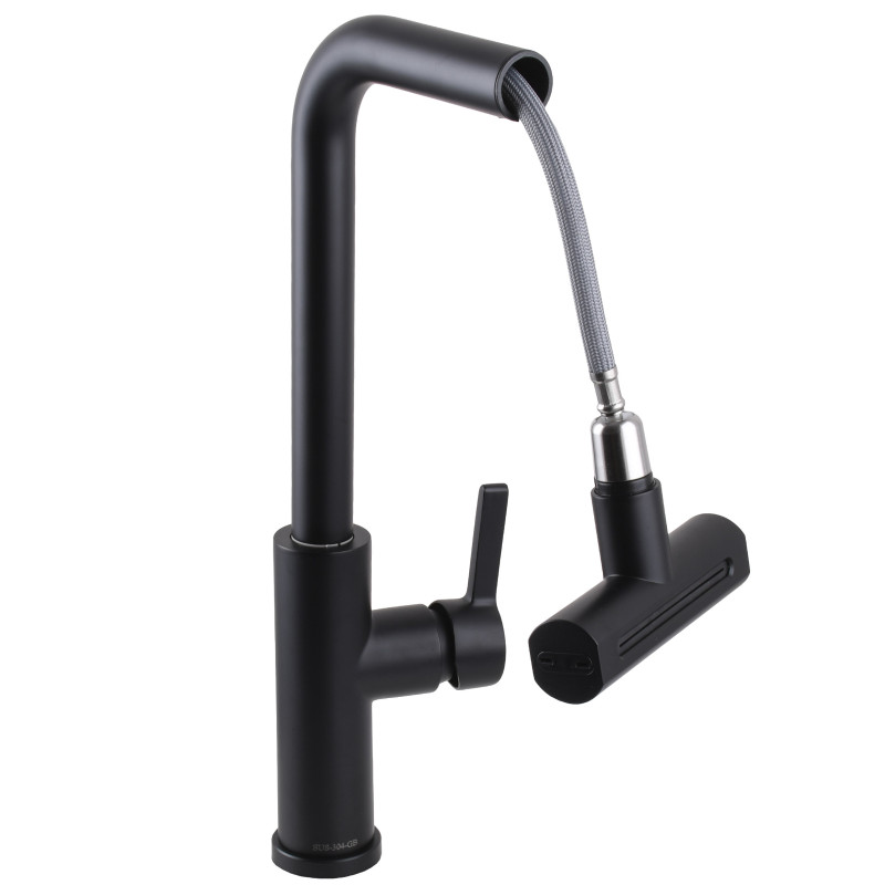 Змішувач для кухні Globus Lux ALPEN SBT1-2044-BB 