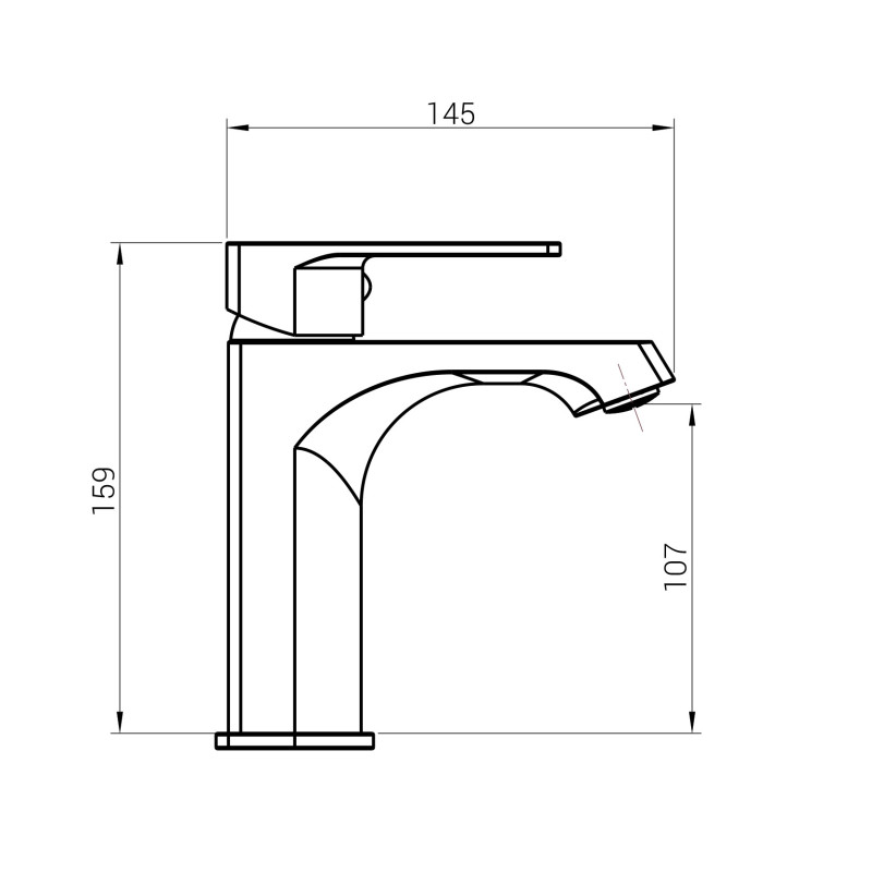 Змішувач для умивальника DOMINO Dionis DDD-401 