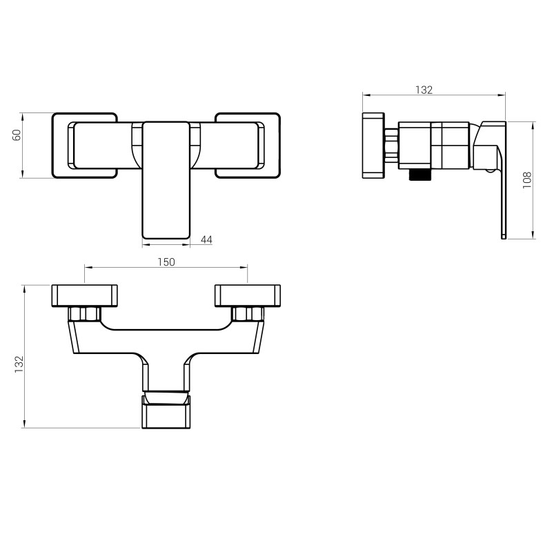 Змішувач для душу DOMINO Dionis DDD-105N 