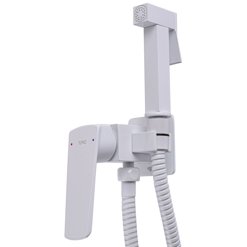 Змішувач гігієнічний TOPAZ LEXI TL 21106-H57-W латунь 