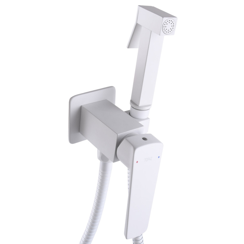 Змішувач гігієнічний TOPAZ LEXI TL 21106-H57-W латунь 