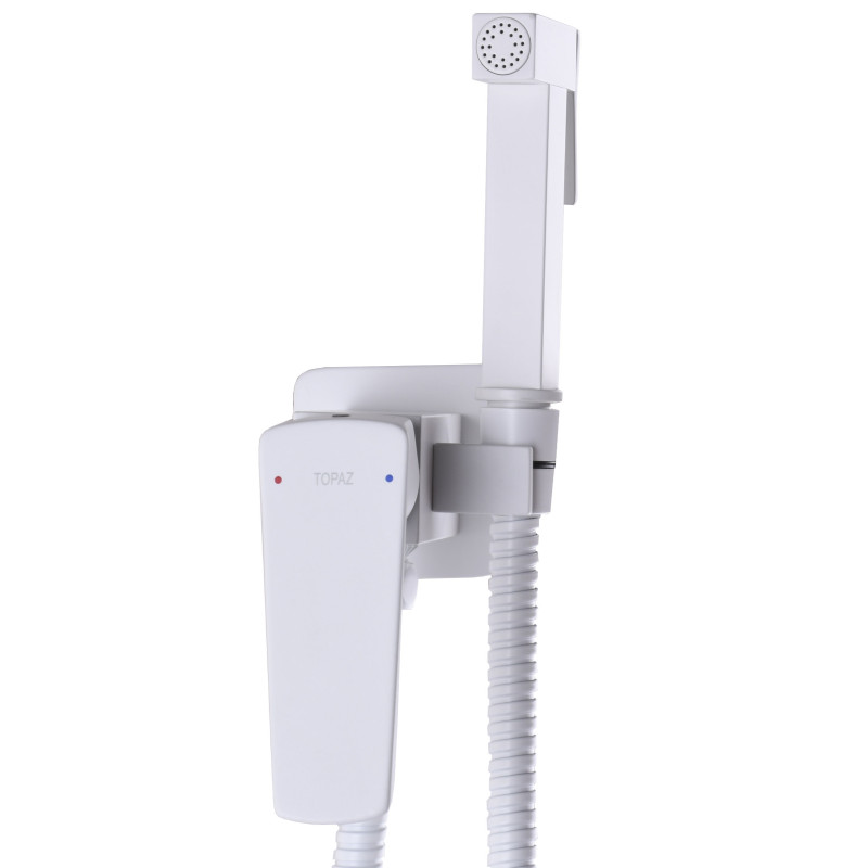 Змішувач гігієнічний TOPAZ LEXI TL 21106-H57-W латунь 