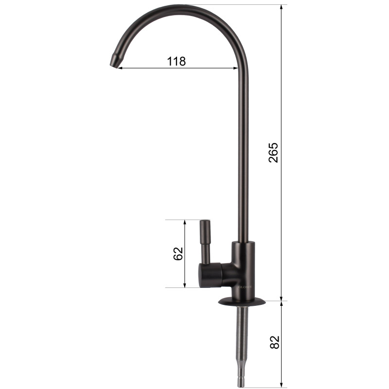 Монокран Globus Lux Lazer GLLR-55M-00 під осмос 