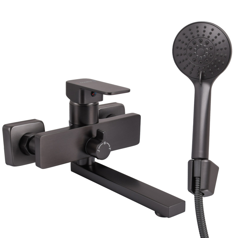 Змішувач для ванної Globus Lux Milano GLM-0102N-11-GRAPHITE 