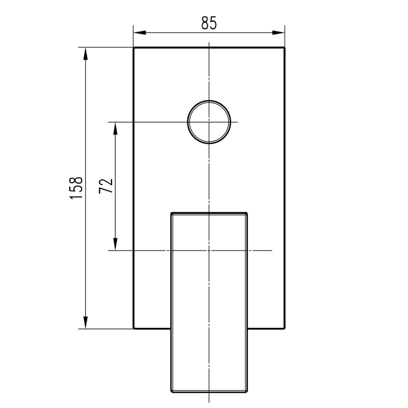 Душова система TOPAZ ODISS TO-18205-H66-BL вбудована 