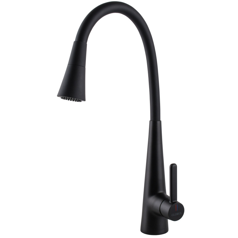 Смеситель для кухни Globus Lux LAZER Pro GLPR-203SM-BB 