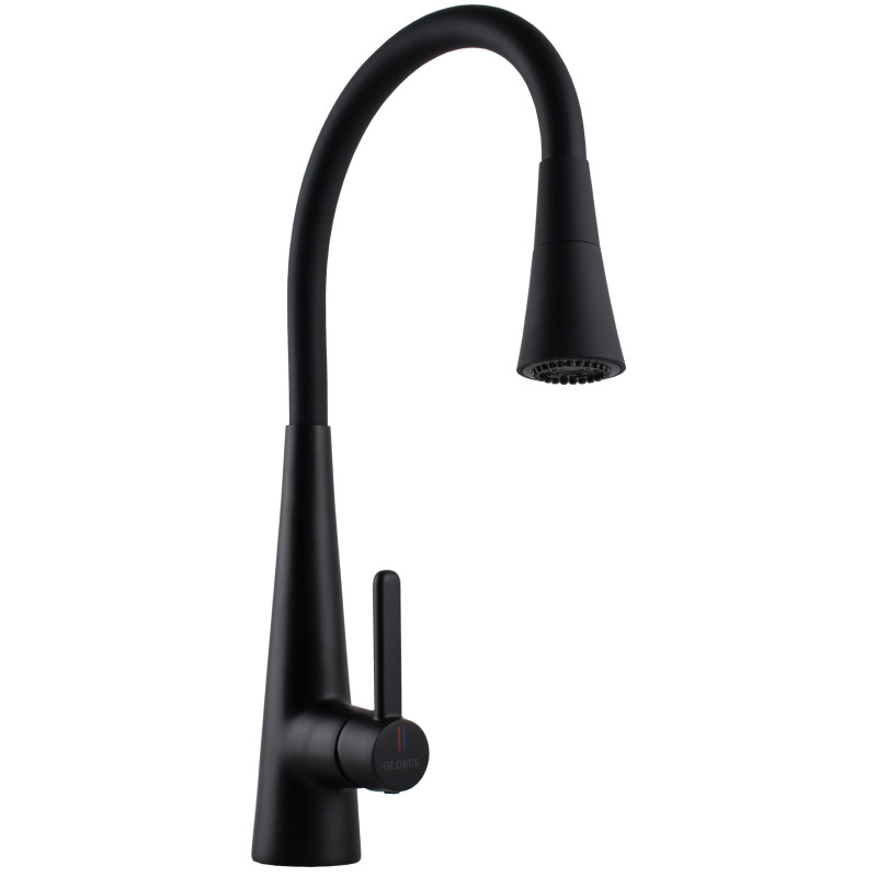 Смеситель для кухни Globus Lux LAZER Pro GLPR-203SM-BB 