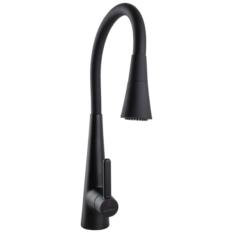 Смеситель для кухни Globus Lux LAZER Pro GLPR-203SM-BB 