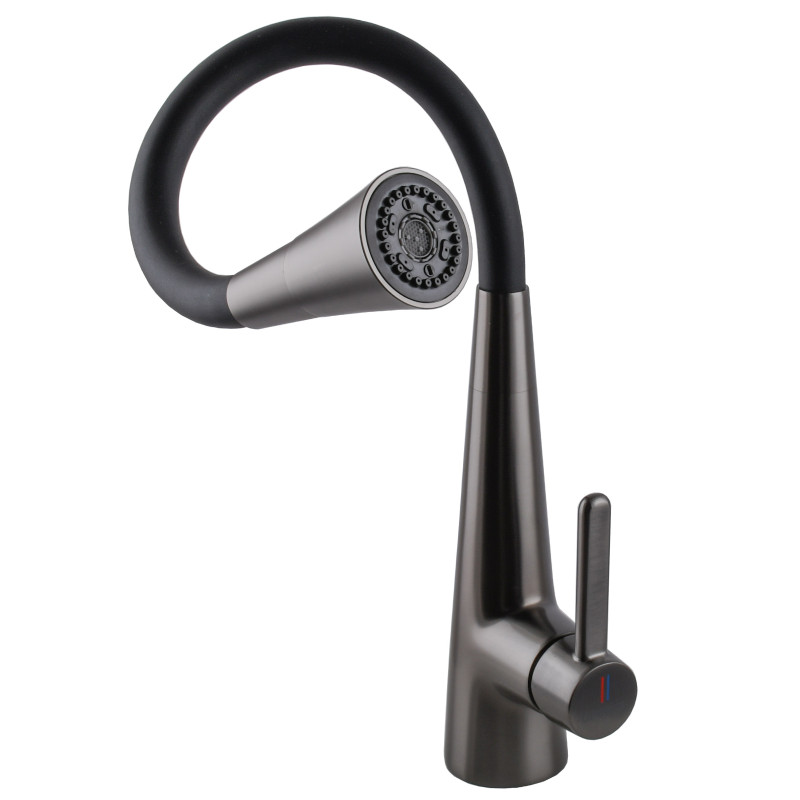 Змішувач для кухні Globus Lux LAZER Pro GLPR-203SM-GP 